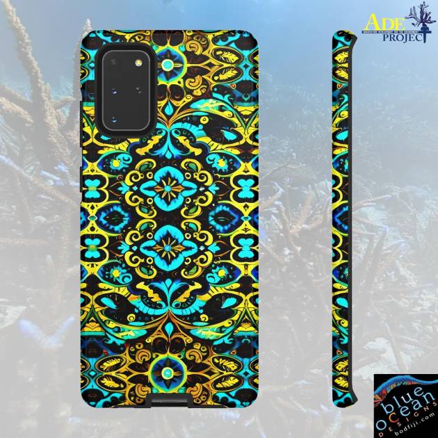 Blue Lace Android Tough Case - Walt Smith Fiji Ocean Art - Supports ADE Reef Restoration
