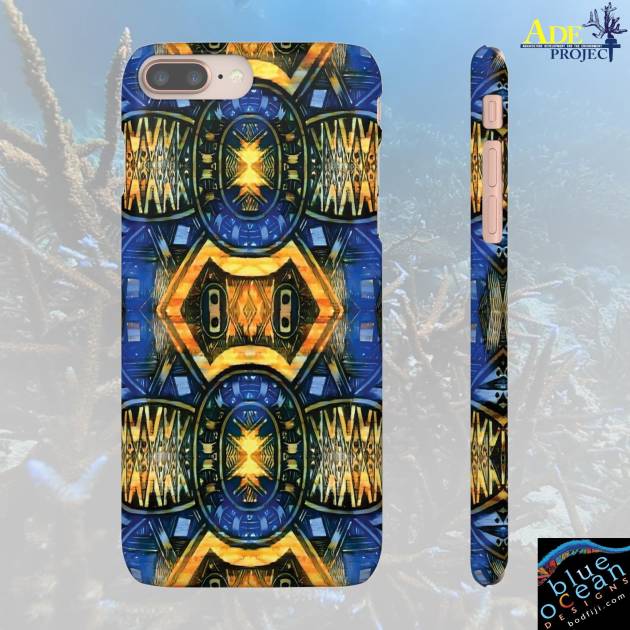 Blue Shield iPhone Snap Case - Walt Smith Fiji Ocean Art - Supports ADE Reef Restoration