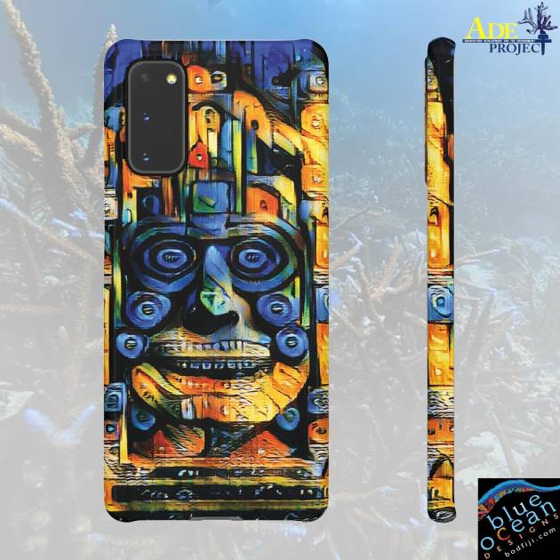 Purple Face Android Snap Case - Walt Smith Fiji Ocean Art - Supports ADE Reef Restoration