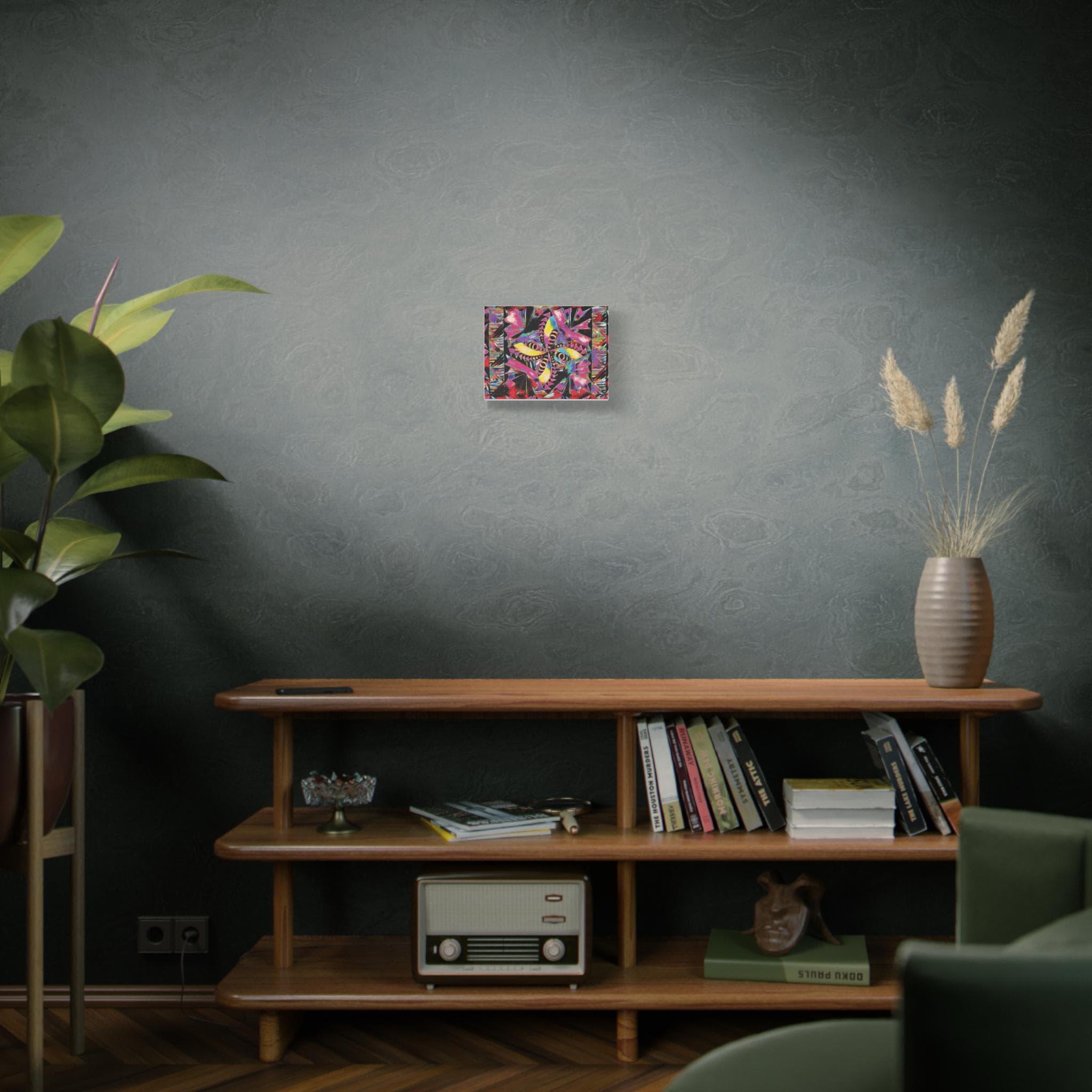 Colorful Polynesian Pattern Modern Wall Art | Matte 1.25"