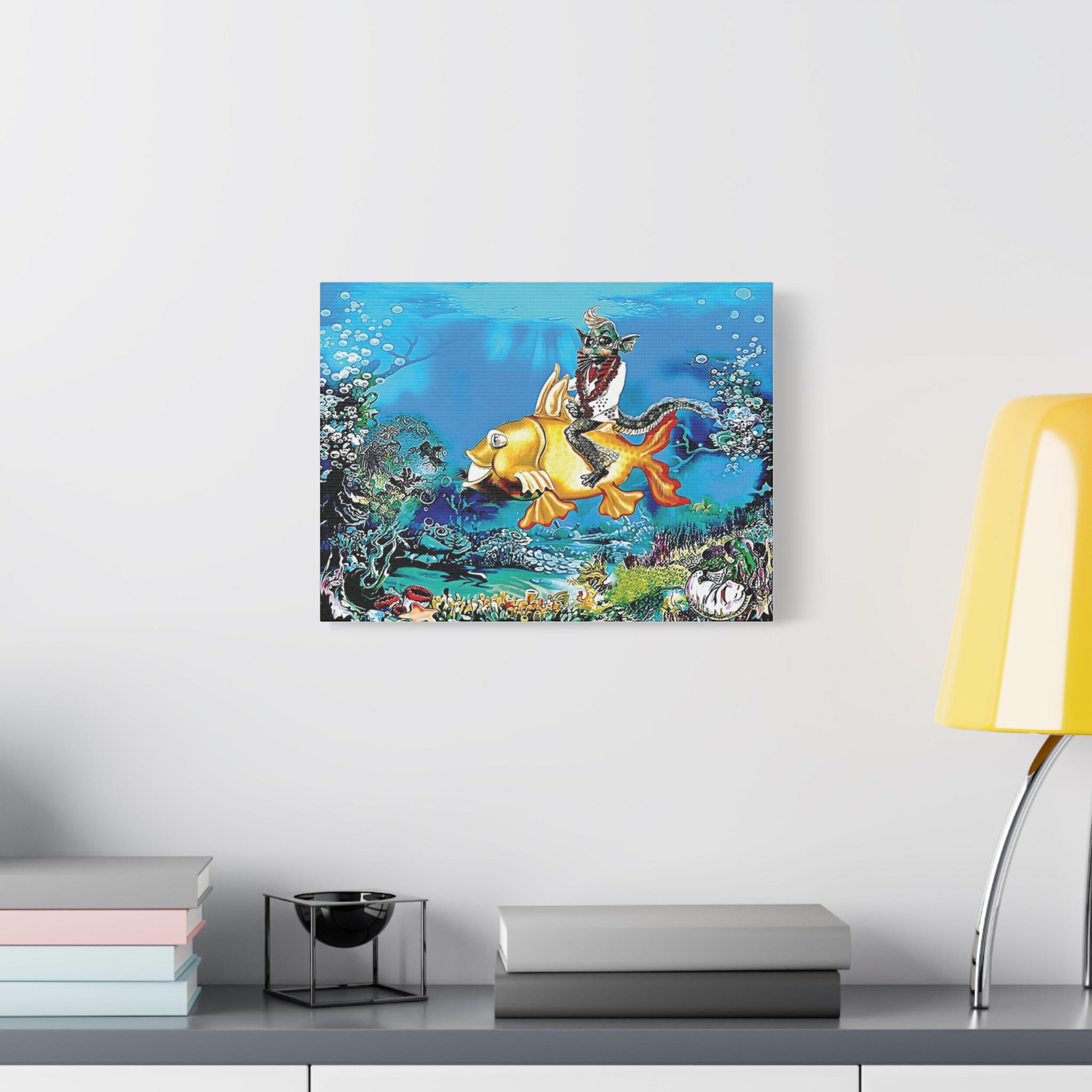 Elfish on His Gold Codalack Canvas | Matte Stretched 1.25"