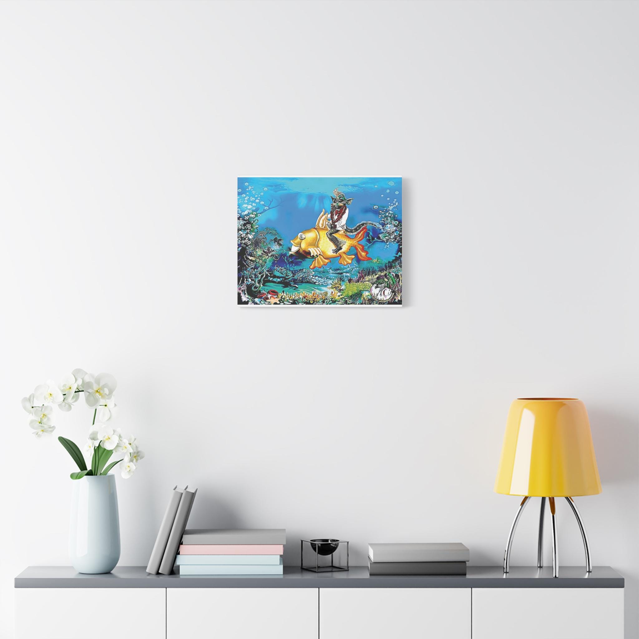 Elfish on His Gold Codalack Canvas | Matte Stretched 1.25"