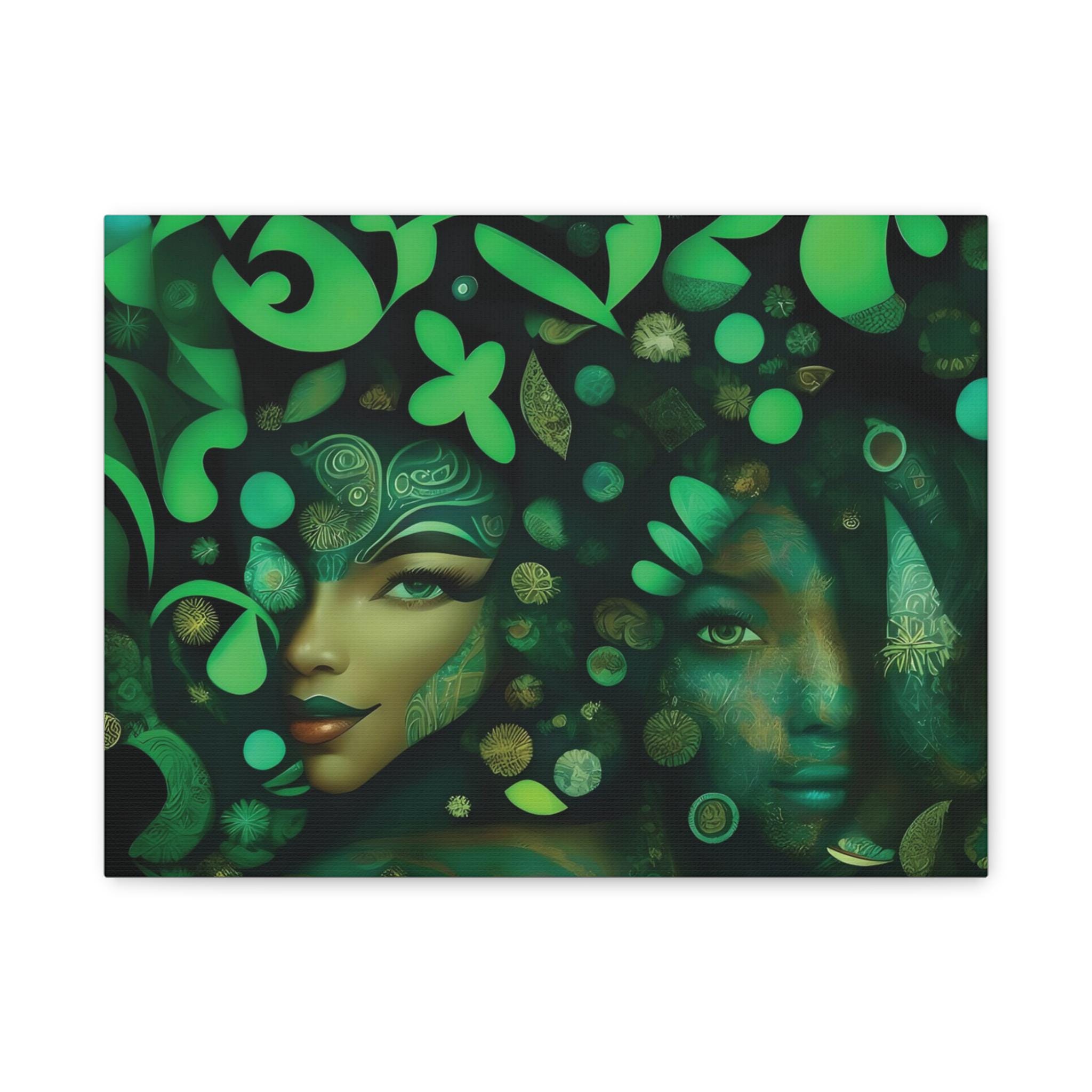 Hidden Beauty Faces Matte Canvas | Stretched Wall Art 1.25"