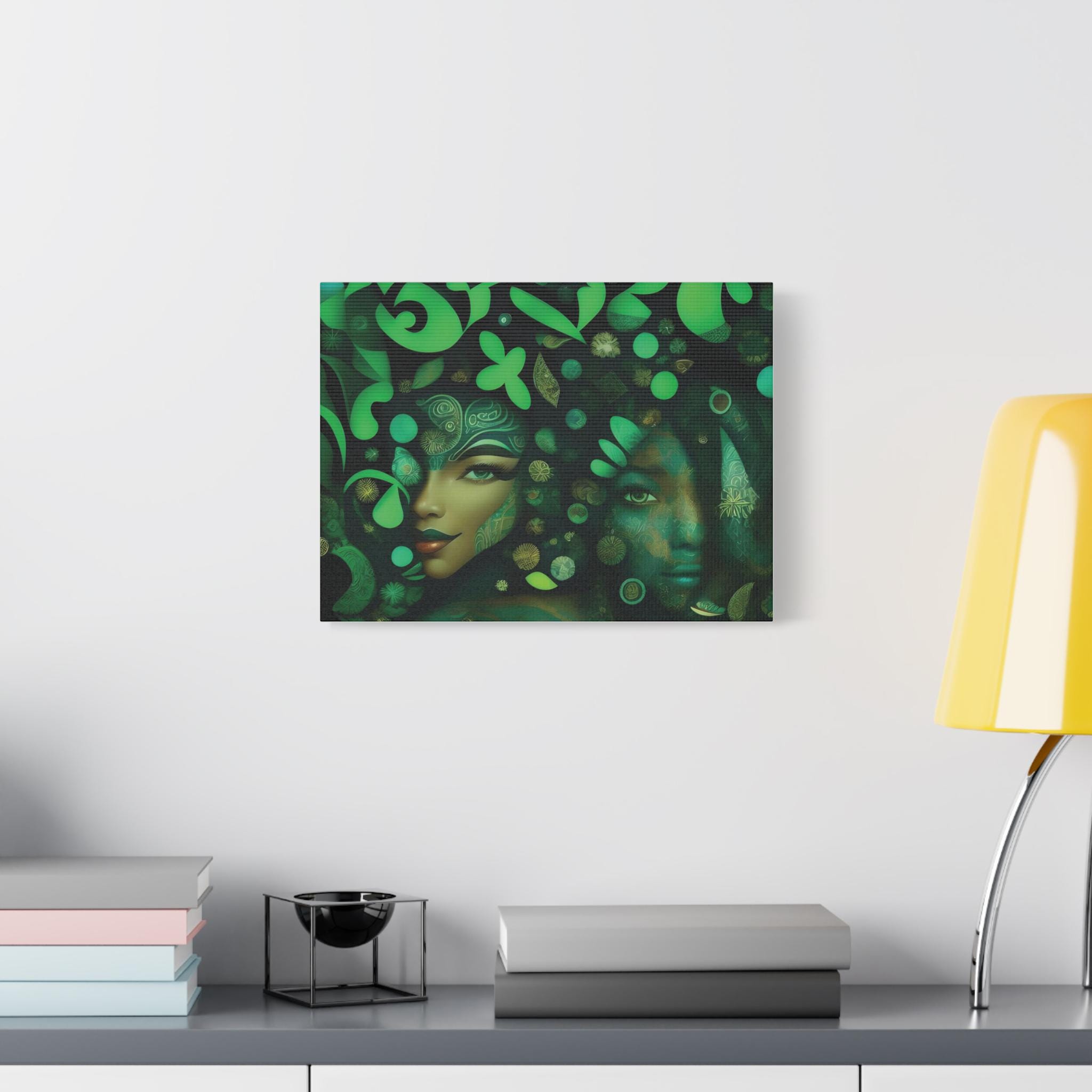 Hidden Beauty Faces Matte Canvas | Stretched Wall Art 1.25"