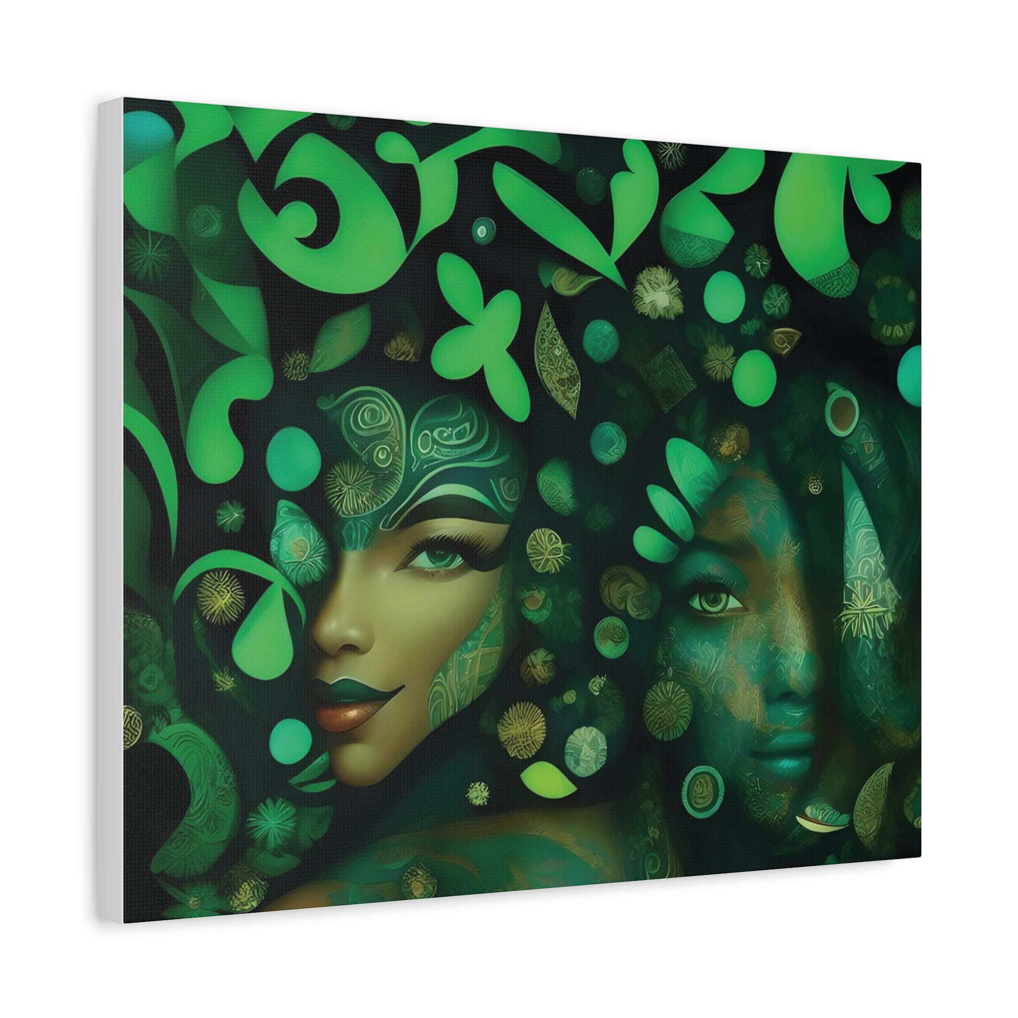 Hidden Beauty Faces Matte Canvas | Stretched Wall Art 1.25"