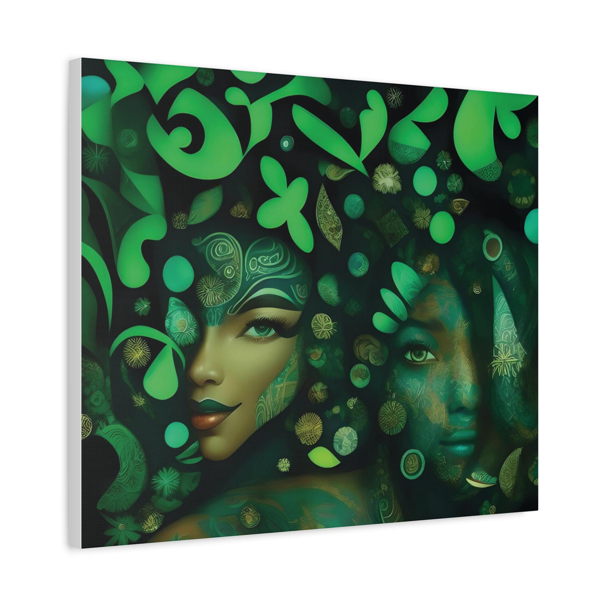 Hidden Beauty Faces Matte Canvas | Stretched Wall Art 1.25"